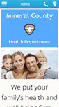 Mobile Screenshot of mineralcountyhealthdepartment.com